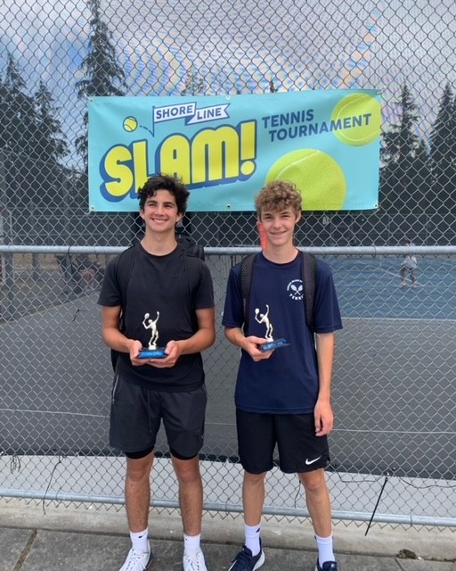 Alvaro Lucioni & Tucker Punke, boys' silver doubles champions