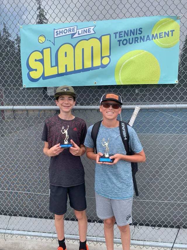 Cameron Kliger & Thomas Finch, boys bronze doubles champions