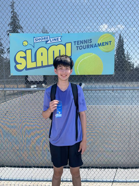 Edward Hammer, boys' silver singles consolation champion