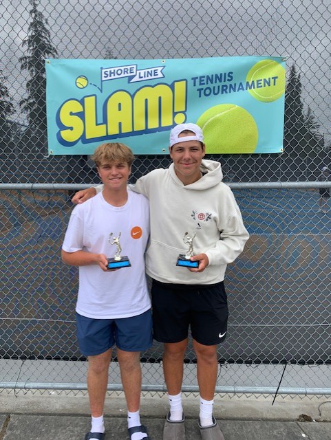 Luke Madath and Peter Kosten, boys' gold doubles champions