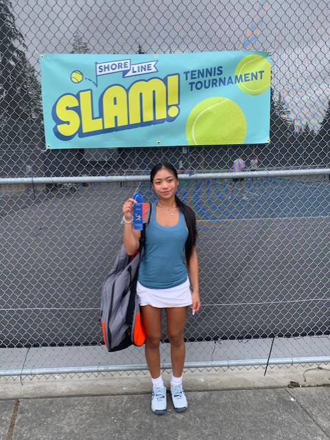 Meiwea Amazona, girls' gold singles consolation champion