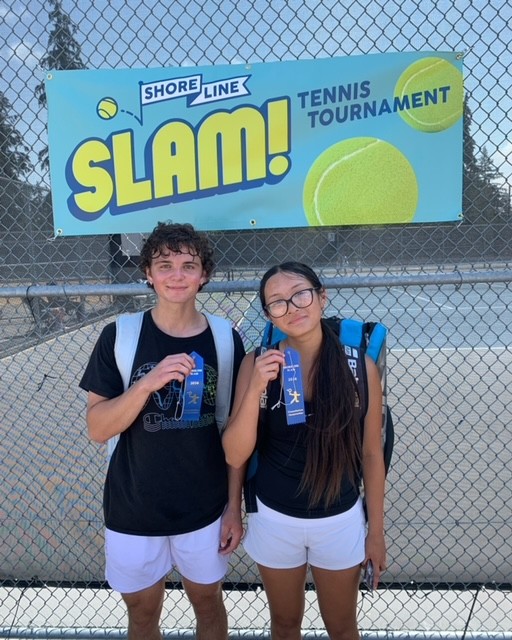 Nick Markham and Aivy Nguyen, mixed doubles gold consolation champions